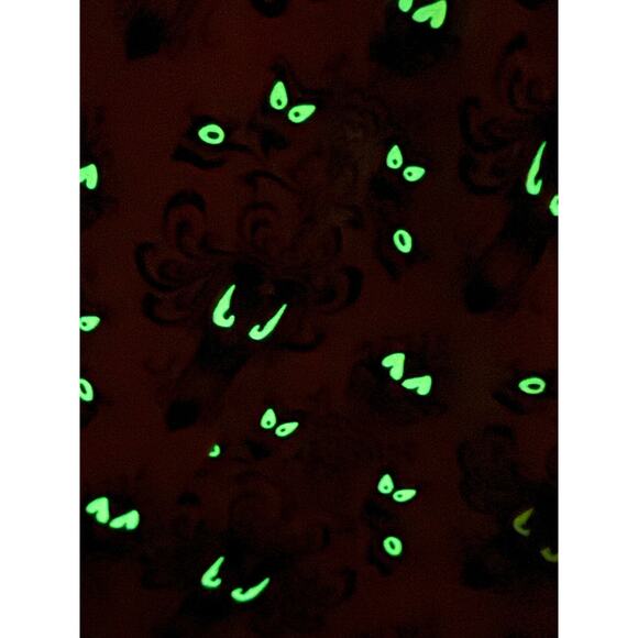 NWT Disney Haunted Mansion Jacket Scary Eyes GLOW in Dark LARGE Unisex - Picture 2 of 16